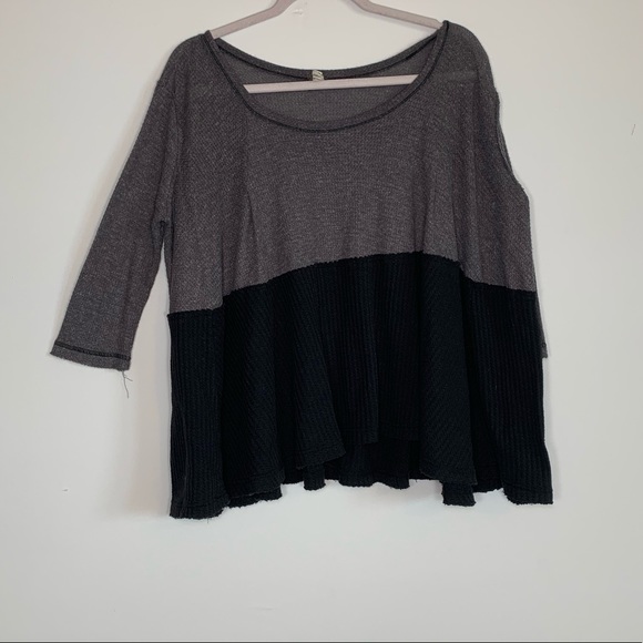 Free People colorblock loose top - Picture 4 of 11